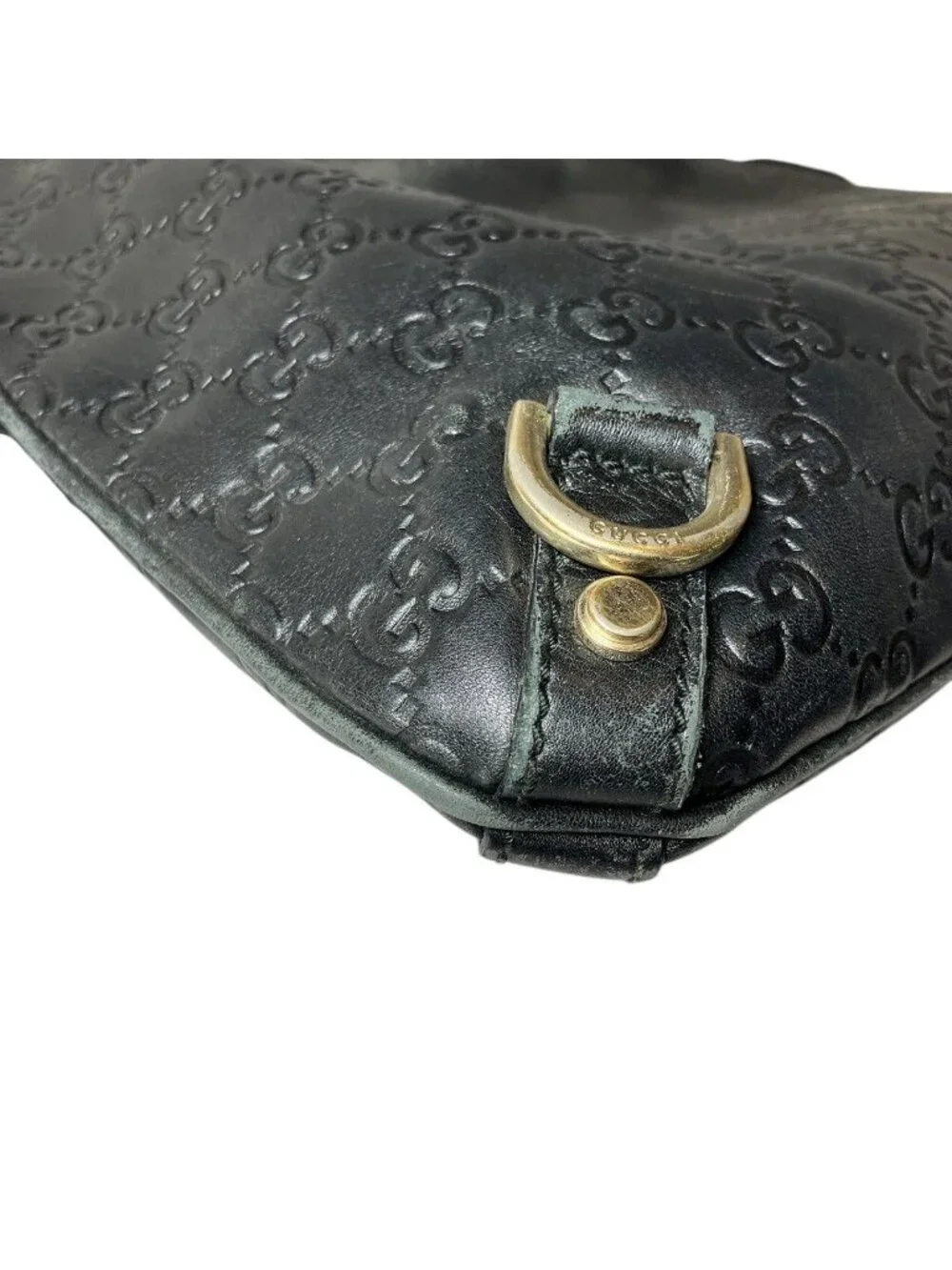 ★SOLD★ Gucci Abbey Guccissima Shoulder Bag Leather - Picture 6 of 9